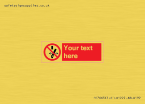 Custom prohibition Do not alter the state of the switch